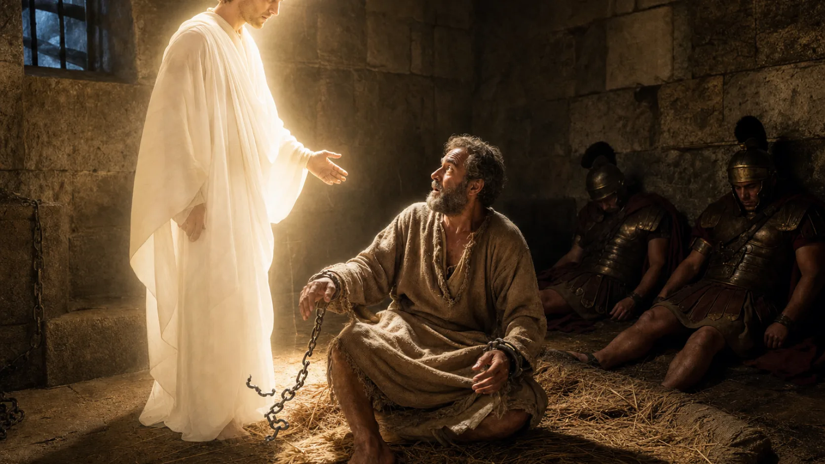 Angel who freed Peter