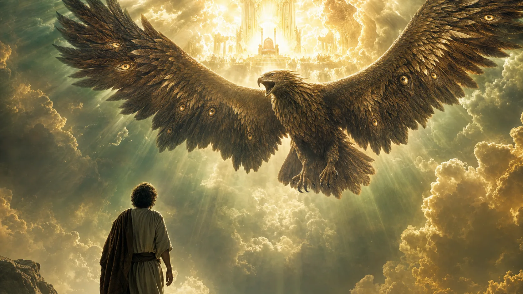 Fourth living creature like a flying eagle