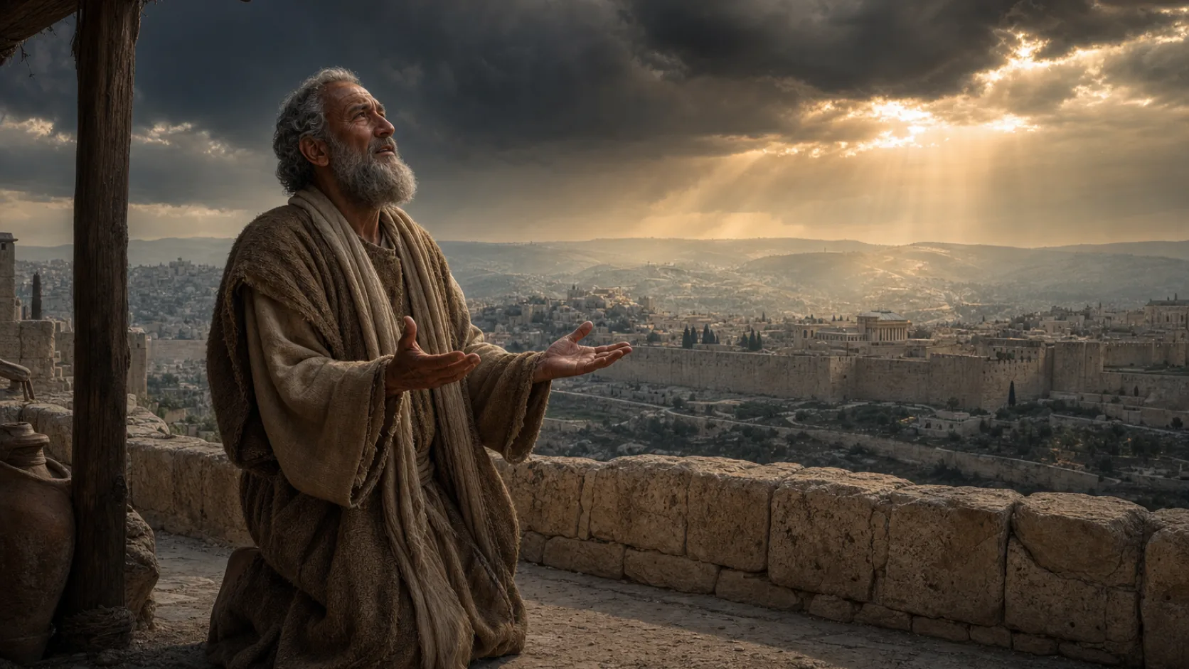 Isaiah’s Prayer for Divine Intervention biblical prayer scene