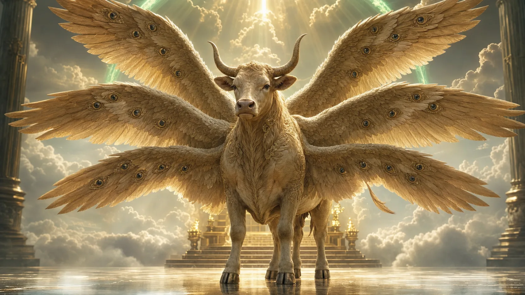 Second living creature like an ox